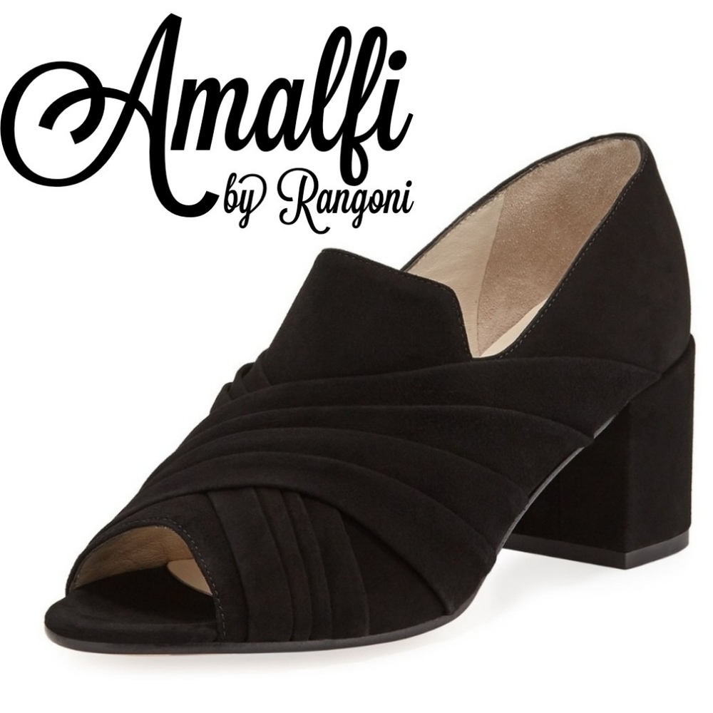 AMALFI BY RANGONI Cilindro Wrapped Suede Pump 10B - Picture 5 of 5